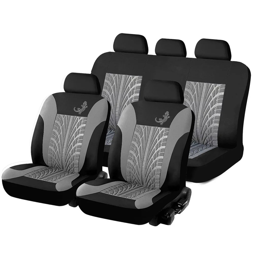 Car Seat Cover Set GeckoPattern Universal Car Seat Cover Full Set Auto Seat Cover Car Styling Interior Accessories
