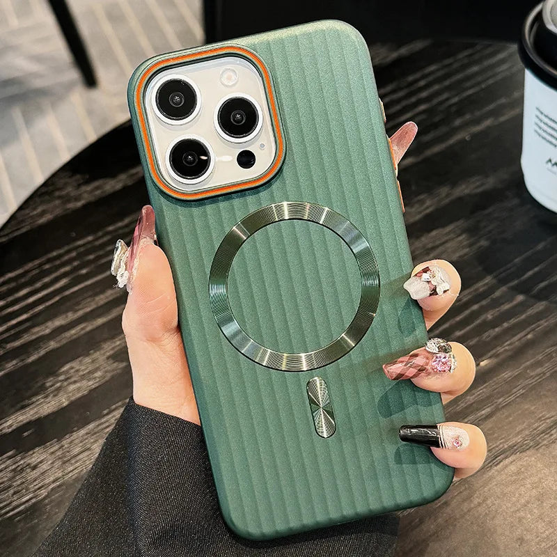 Japanese and Korean Anti-Slip Corrugated for 15promax Phone Case New Iphone14 Protective Case 13pro Max