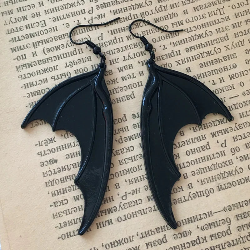 Bat Wing Earrings , Halloween Earrings , Vampire Bat Earrings , Bat Lovers Ladies gifts , Gothic Victorian Earrings