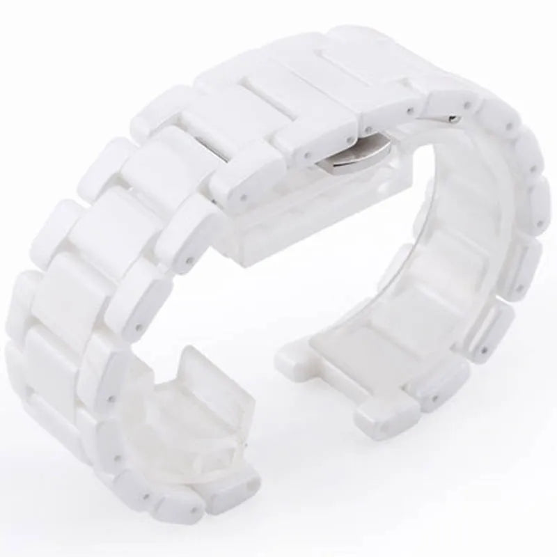 BRETA concave ceramic strap 20*11 18*10 16*9mm watch band bracelet for gucci omega GC Guess Dior Pasha