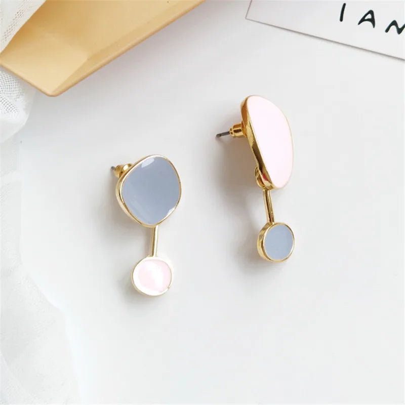 Contracted temperament new earrings bump color female earrings irregular earrings earrings restoring ancient ways