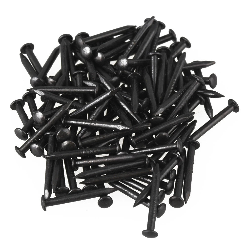 Round Head Black Antique Copper 8-21mm Roofing Wood Screw Nails Set of 50
