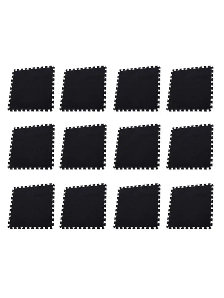 12PCS Gym Floor Mat EVA foam Stitching Mat Interlocking Floor Tiles Ultra-thick Splicing Floor Mat for Yoga Fitness Rugs Floor