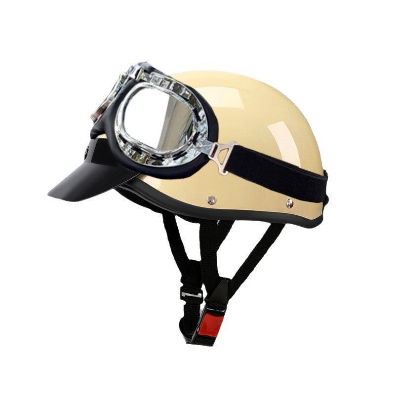 Factory Outlet GB 3C Harley Retro Half Helmet Lightweight Summer Electric Vehicle Helmet Safety Helmet Unisex