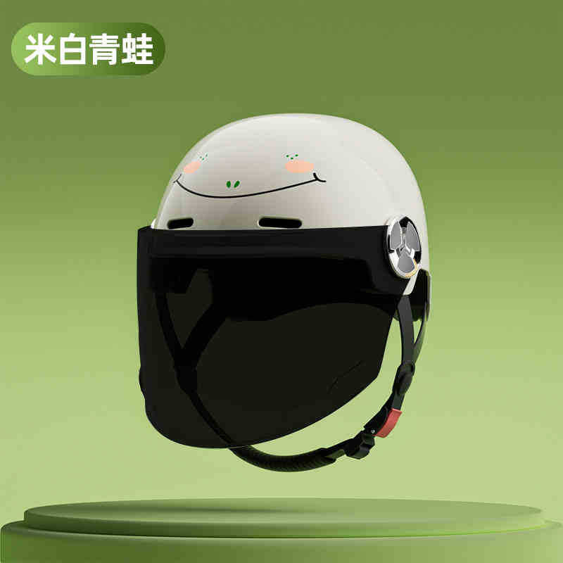 2025 new helmet electric car female cute new national standard 3C certification motorcycle hat summer