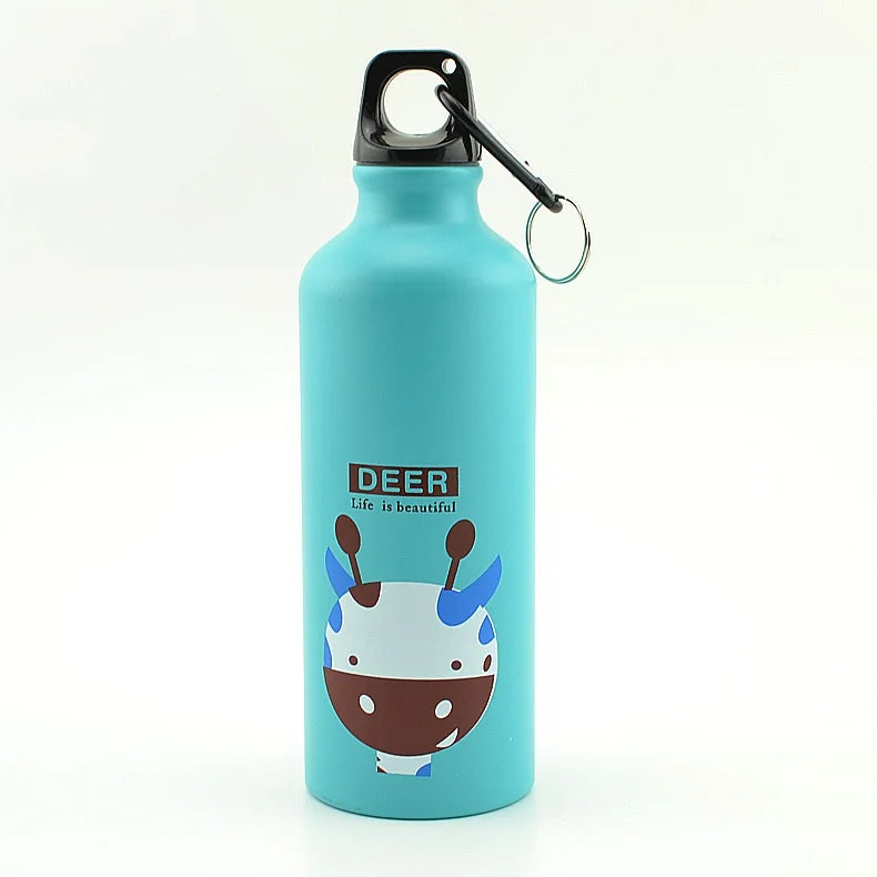Camping Alloy Water Bottle 500ml Outdoor Portable Cycling Water Bottle
