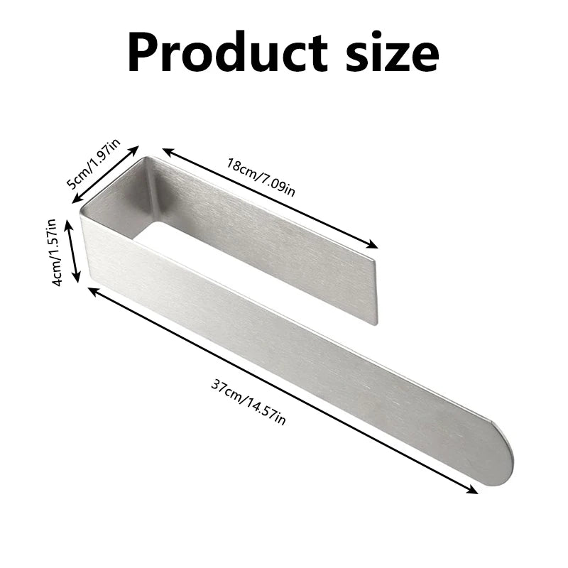 Towel Rack Non-punched Towel Bar Bathroom Accessories Self-adhesive Bathroom Kitchen Towel Hand Metal Rack Household Items