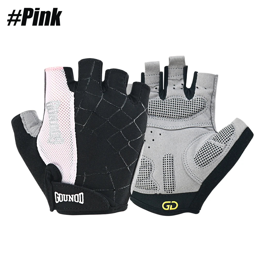 1 Pair Gym Gloves, Workout Gloves, Fingerless Gloves for Weightlifting, Lightweight Breathable Fitness Gloves, Sports Gloves