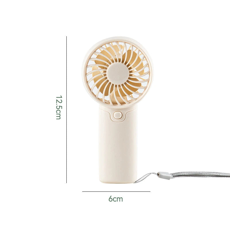 Portable Fan Convenient Creative Small Fan Pocket Hand-held Fan Lightweight AA Battery Handheld Mini Fan Air Coolers 2026 NEW
