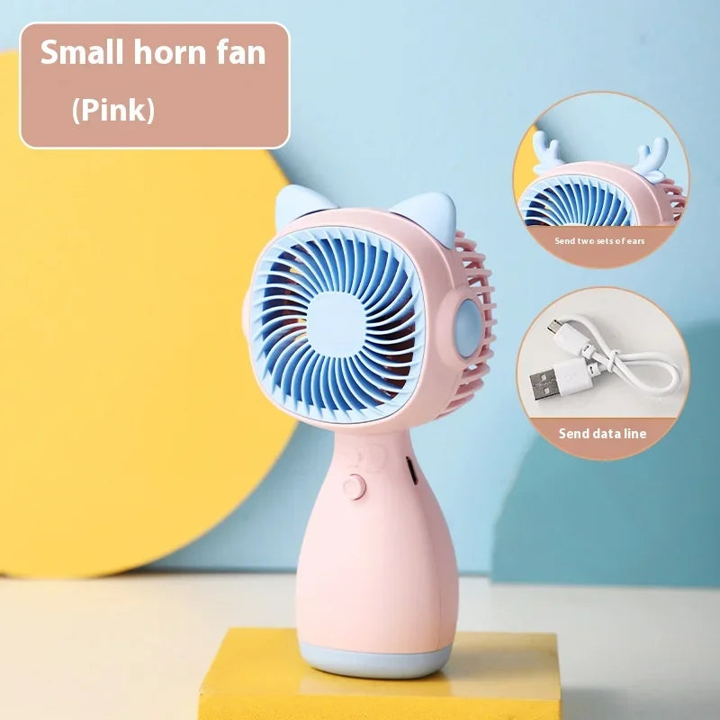 Mini Portable Fan Handheld Electric Fan for Home Outdoor Travel Camping Air Cooler Handheld Small Pocket Portable small Fan 1pcs