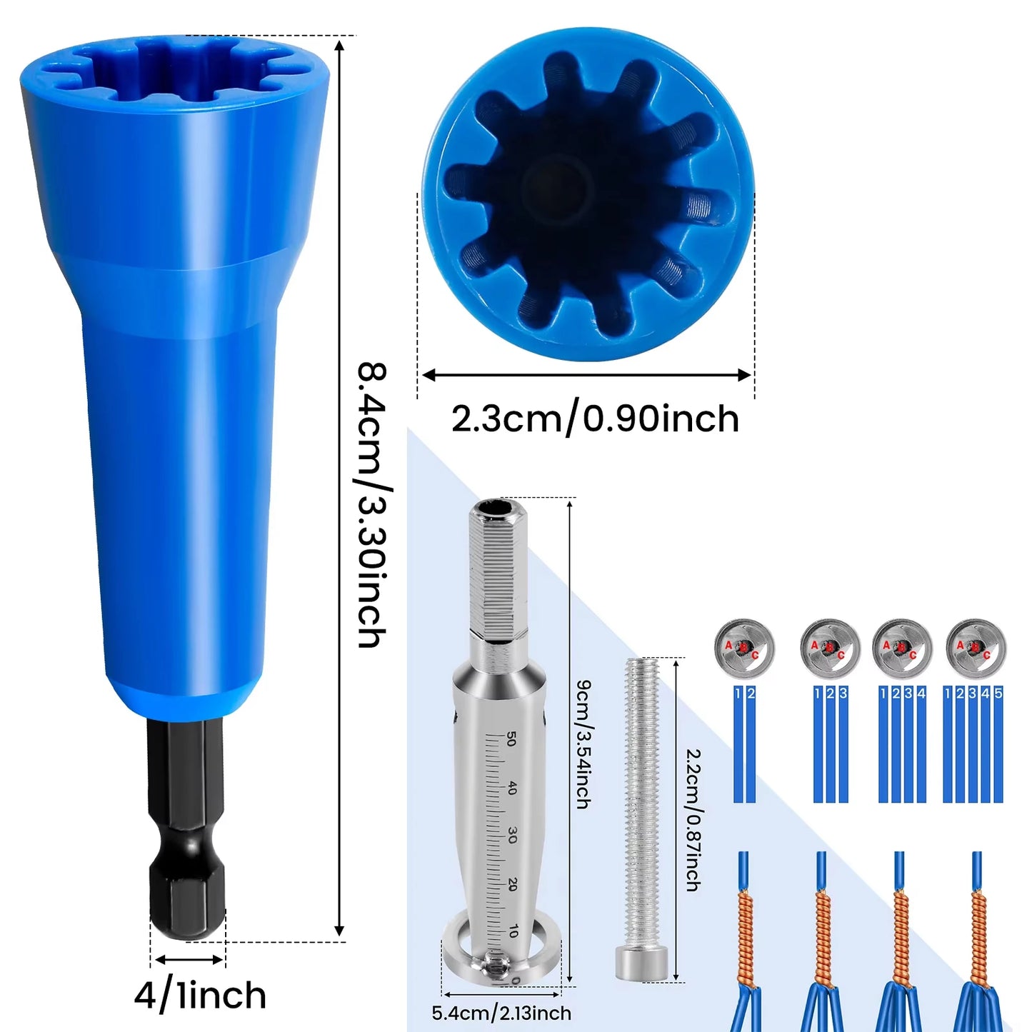 Wire Twisting Tools Quickly Twister Electrician Artifact for Power Drill Drivers Twisted Connector Cable Device Multi-tool