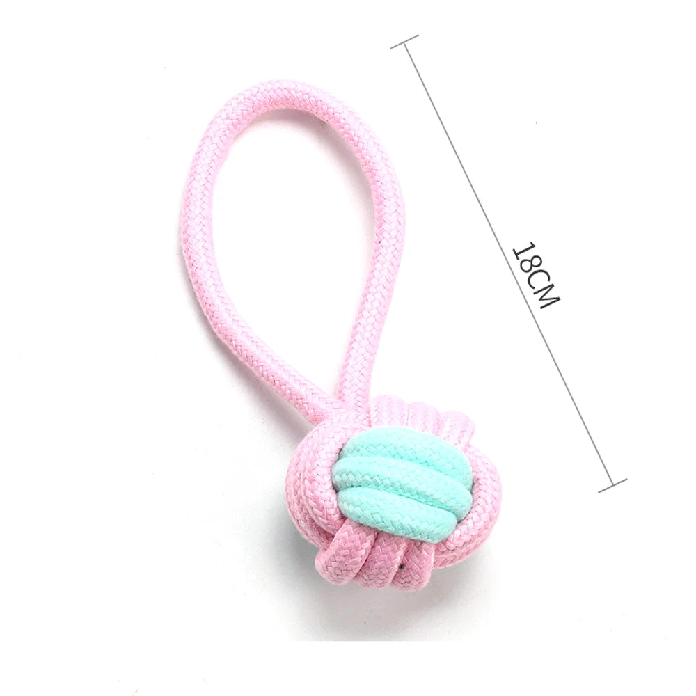 1pc Pet Dog Toys for Large Small Dogs Toy Interactive Cotton Rope Mini Dog Toys Ball for Dogs Accessories Toothbrush Chew Puppy