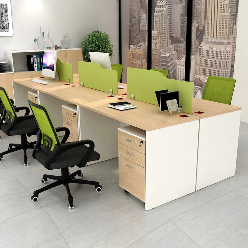 Office Furniture Staff Office Computer Desk Simple and Modern Workstation with Factory Price