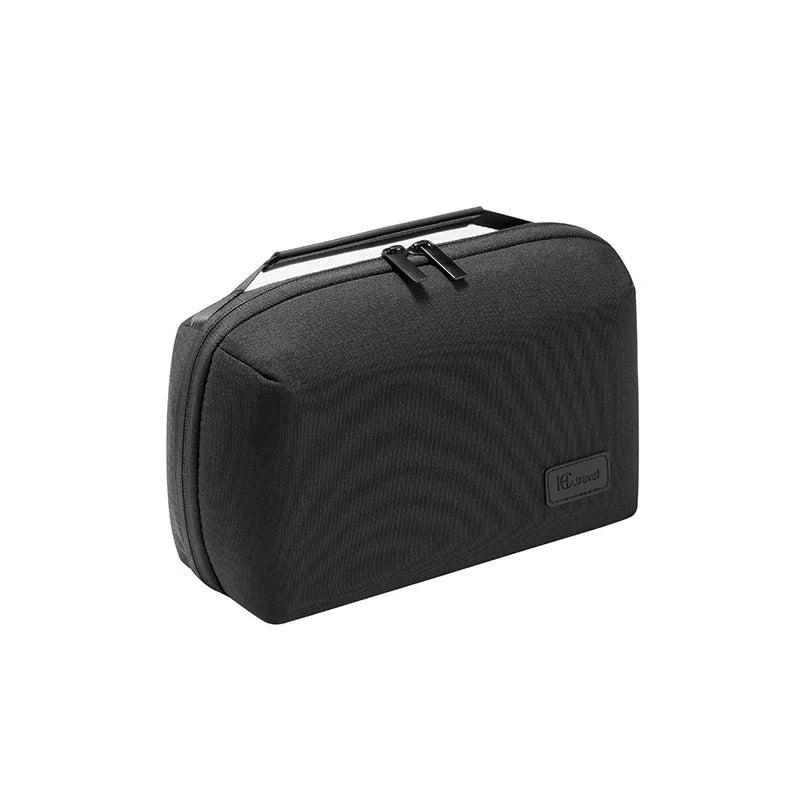 Compact Cable Organizer Bag - Zippered Tech Pouch for Chargers, Cables, Earphones - Durable Travel Storage Bag Accessory