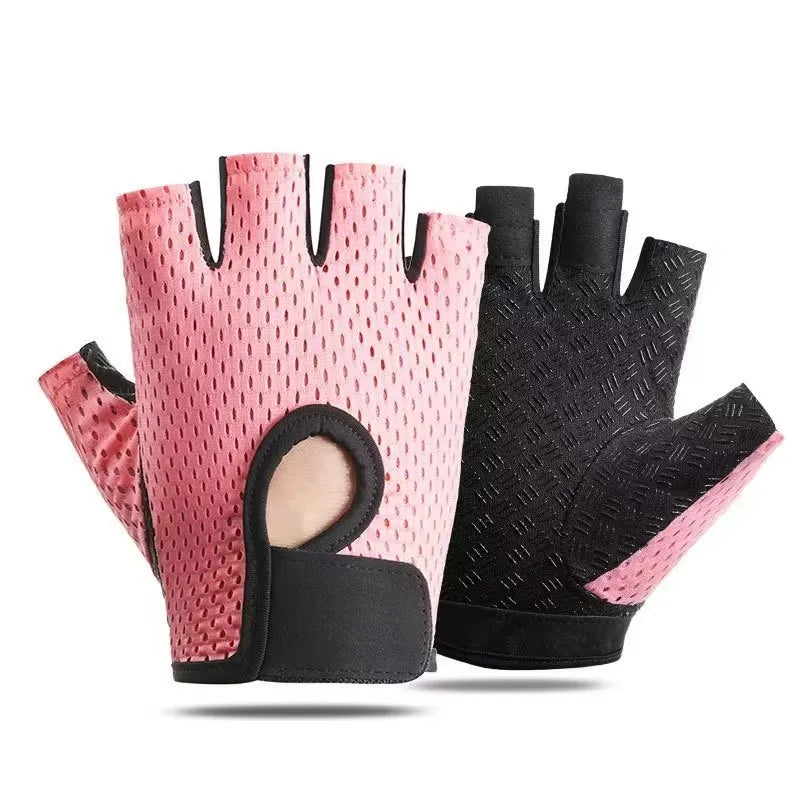 Gym Gloves 1 Pair Breathable Super Lightweight Weight Lifting for Men Women Cycling Exercise Fitness Training Workout Use