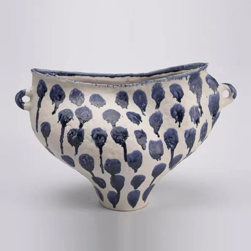 Ceramics Vase Room Decor Vases Flower Vase Table Flowerpots Living Room Decoration Home Decorations Bedroom Interior Accessories