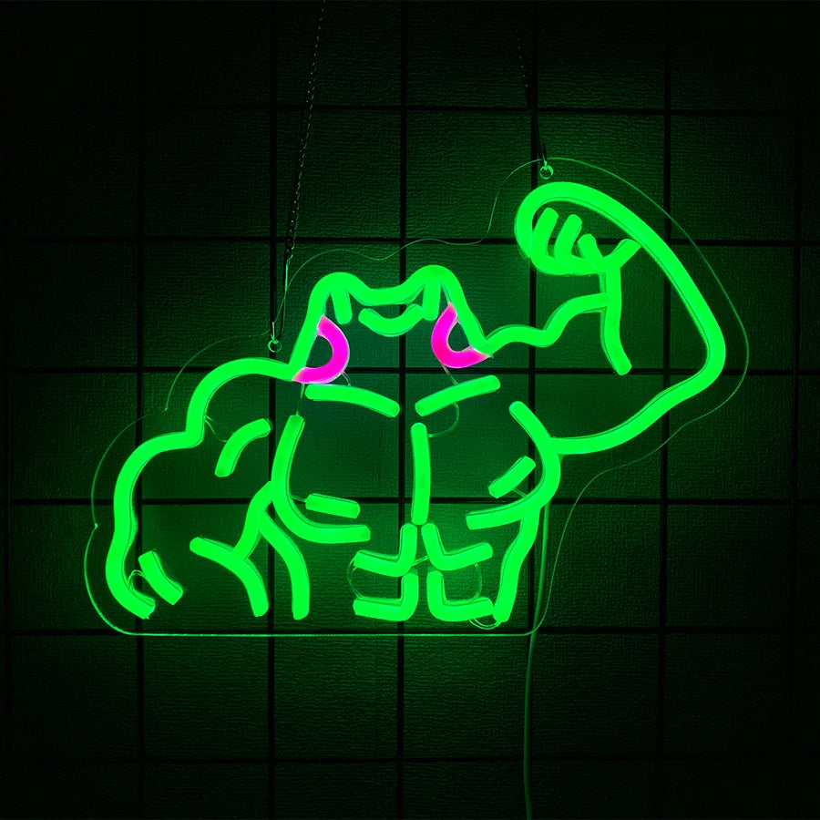 Fitness Neon Sign For Wall Decor,Led Neon Light For Gym Wall Art, Man Cave,Birthday, Bedroom, Gym Club, Shop Decor,USB Power