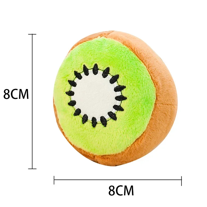 Pet plush toy, sound-making, teeth grinding, teeth cleaning, boredom relief, for small dogs, cats, durable chew toy, 1 piece