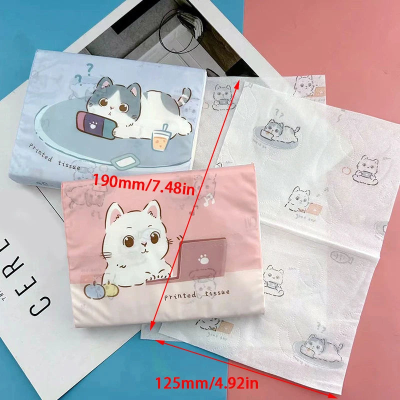 1pack (40 Sheets)Disposable Face Towel Tissue Soft Thick Dry Wipe Tissue Household Napkins Paper Towels Toilet Paper