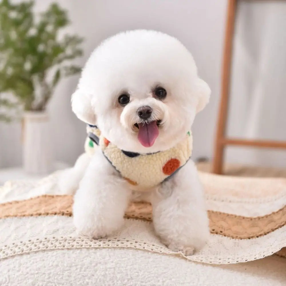 Fashion XS-6XL Pet Clothing Lamb Wool Small Medium Big Dog Vest Coat Schnauzer Teddy Warm Puppy Clothes Autumn Winter