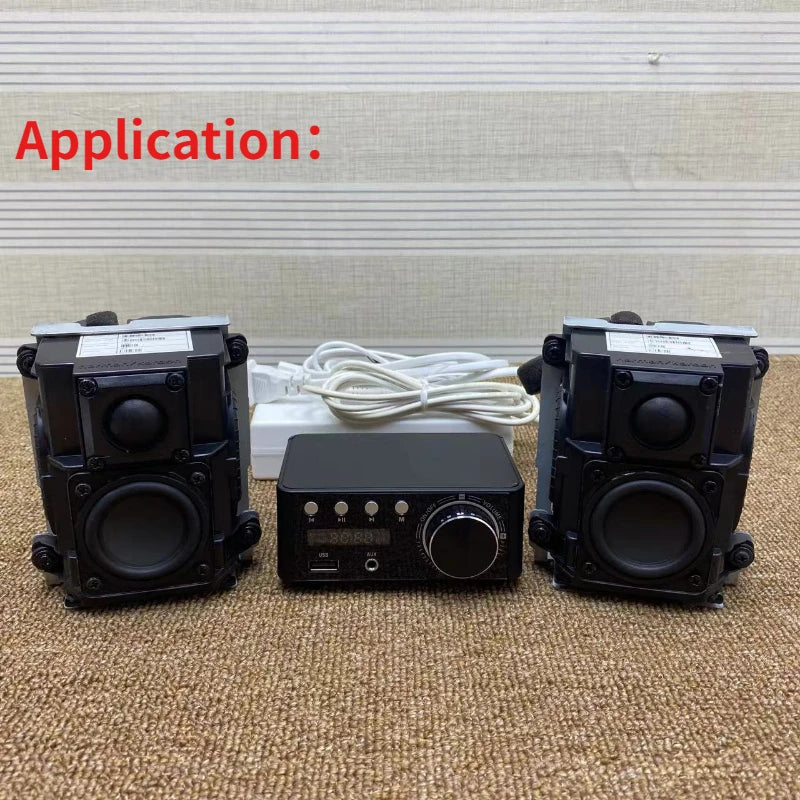 SOTAMIA Mini Speaker 1 Inch Silk Film Tweeter 2 Inch Full Range Speaker Long-stroke PP Basin Passive Audio for Harman Kardon