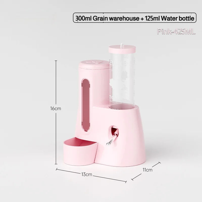 80-425ml Hamster Water Bottle with Stand Leak-Proof Dechatable Automatic Dispenser Small Pet Supplies for Guinea Pigs Rabbit Use