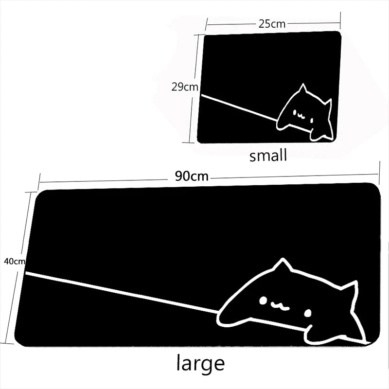Cute Cat Mouse Pad Gaming Mouse Pad Gaming Mouse Pad Keyboard Pad Desk Pad Mouse Pad XXL 383/493 For Computer Desktop