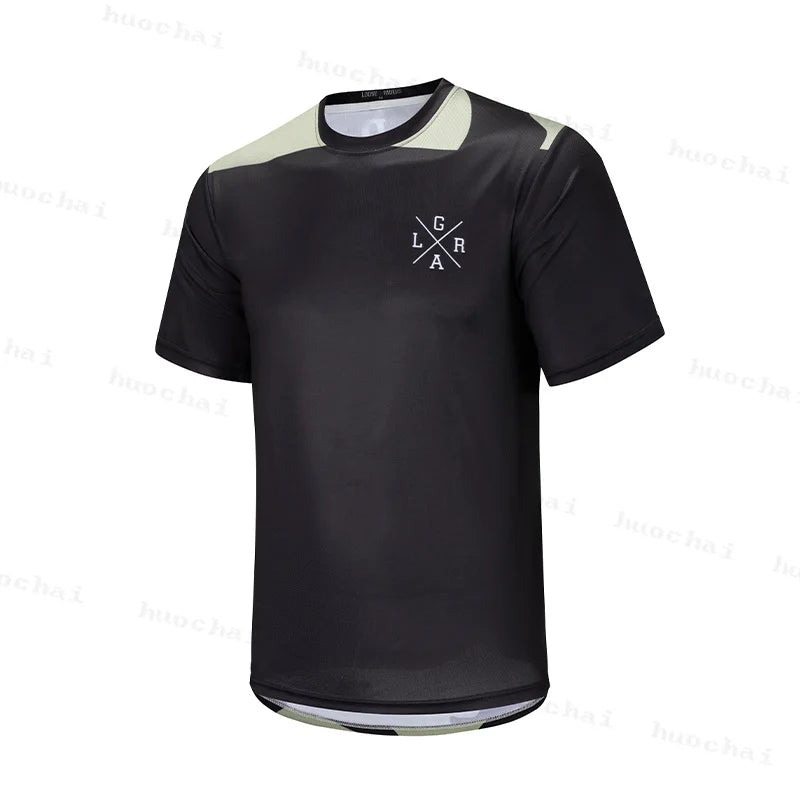 2024 Motocross Enduro lrga jersey, DH downhill mountain biking jersey, men's mtb cycling short-sleeved jersey