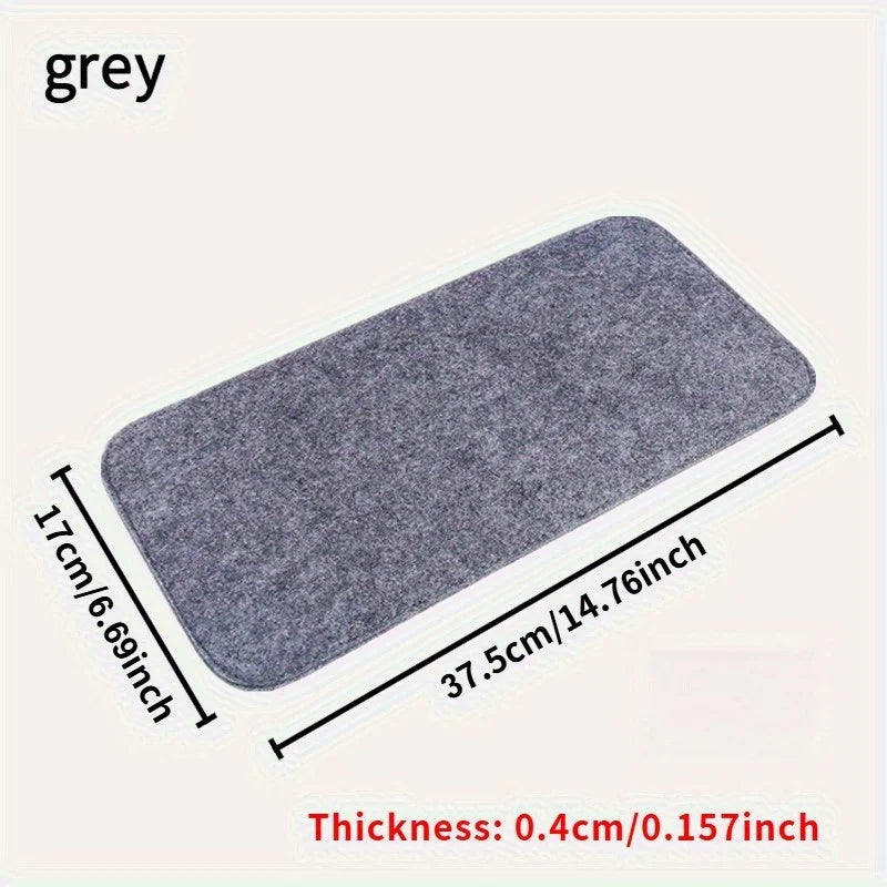 2 Pcs Motorhome Floor Mat Black Caravan Step Mat Dust Proof Stair Mat For Outdoor Travel Camping Motorhome Accessories