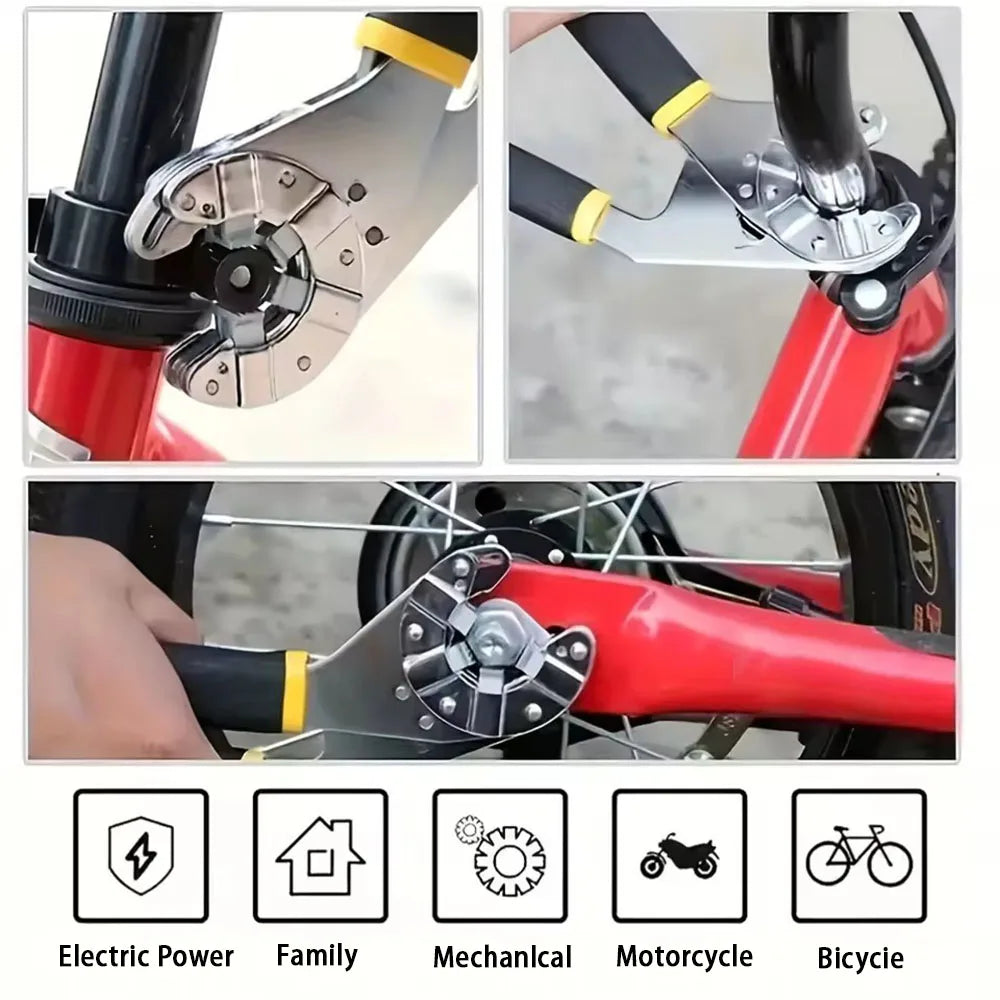 6/8 Inch 14 In 1 Magic Wrench Household Automotive Maintenance Adjustable Hand Torque Wrencht Novelty Multifunctional Hand Tool