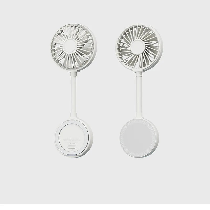 Portable Folding Fan With Magnetic Attachment For Desk Use, Mobile Gaming, Facial Cooling, And Heat Dissipation.