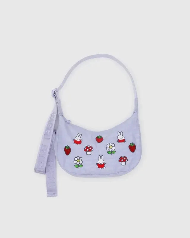 Miffy Embroidered Underarm Bag Cartoon Cute Shoulder Bag Large Capacity Handbag Kawaii Anime Printed Bag Holiday Gift