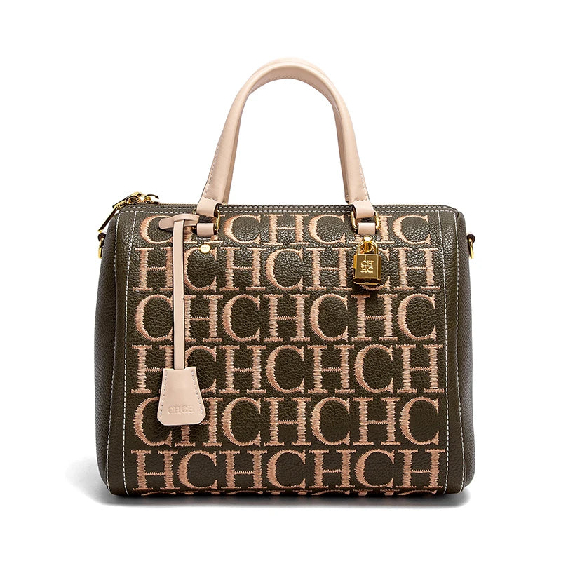 New Women's Trendy Tote Bag, High-Quality Embossed Design, Large Capacity Small Square Handbag, Women's Shoulder Bag