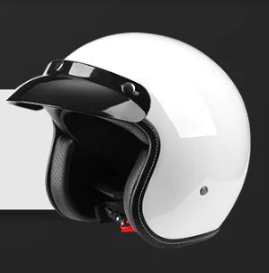 Motorcycle Retro Motorcycle Helmet Electric Vehicle Helmet Riding 3/4 Locomotive Helmet Motorcycle Equipments