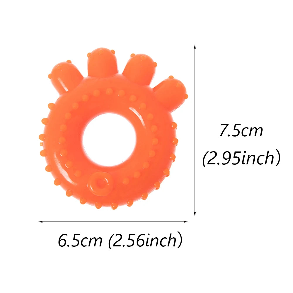 Teething Puppy Dog Chew Toy for Small Dogs Safety Rubber Pet Toys Chihuahua Cat Playing Ball Accessories Suministros Para Perros