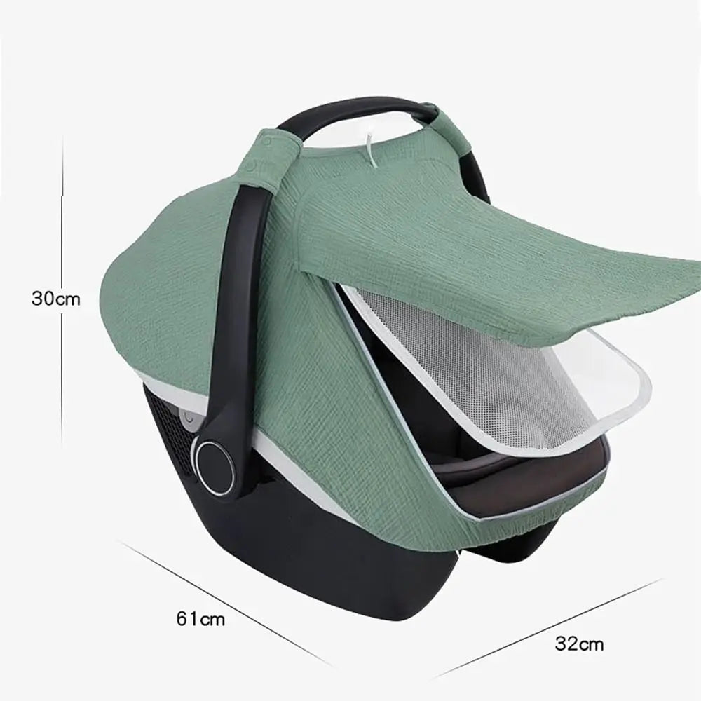 Hot Breathable Baby Car Seat Cover Multi-use Convenient Infant Car Seat Cover Canopy for Breastfeeding