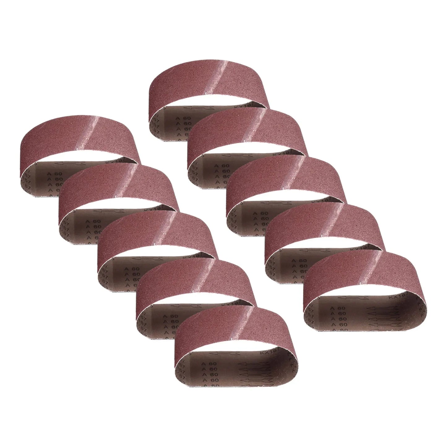 Sandpaper Sanding Belt Fine Grit Splice Belt Sanders 100*560mm Fiberglass Wood Leather Metal Plastic Belt Sanders