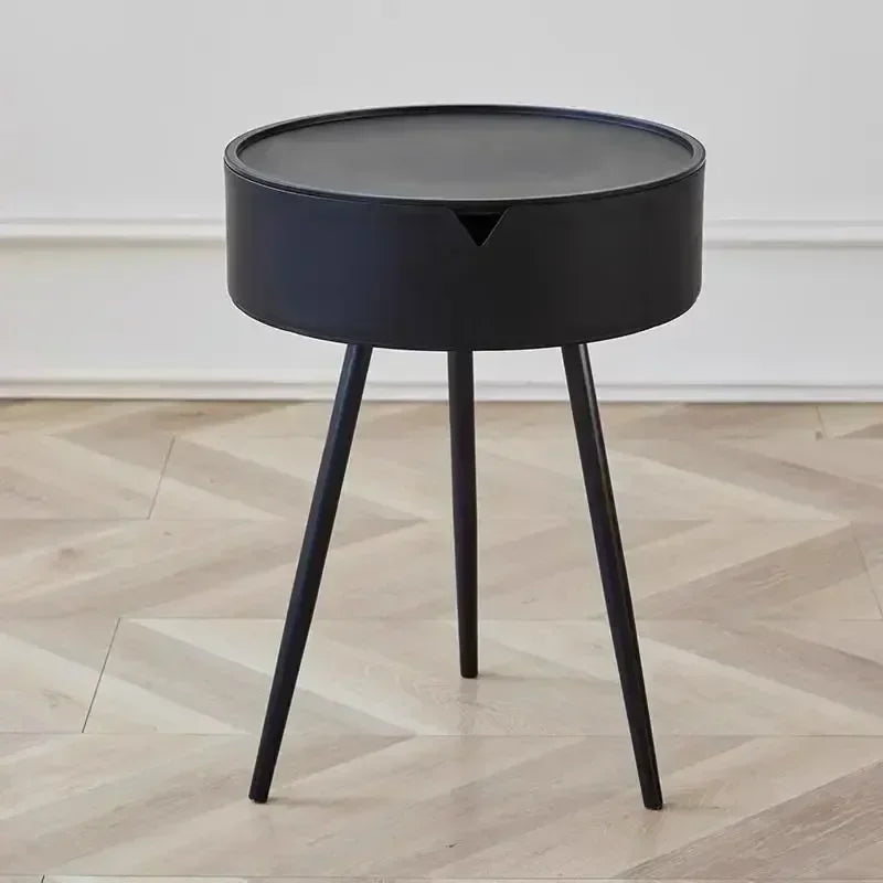 Modern Simple Bedroom Bedside Table Rental Room with Bed Side Table Storage Small Table