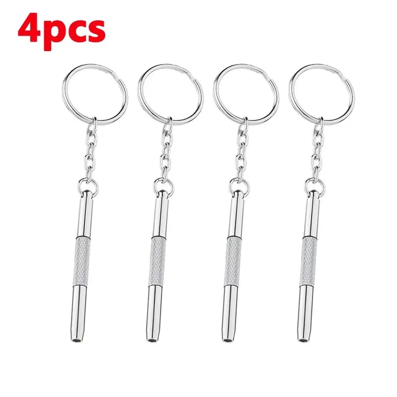 1/2/10pcs Mini 3 in1 Screwdriver Eyeglass Optical Eye Glasses Portable Spectacles Watch Repair Kit Practical Household Hand Tool