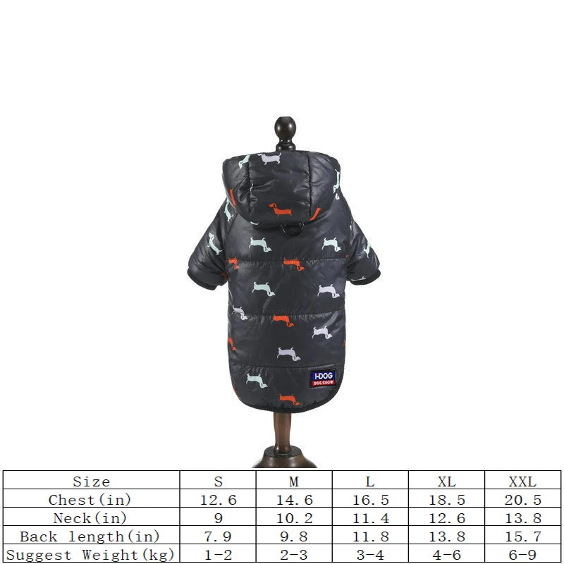 Hot selling pet clothing hooded cotton coat cat and dog clothes thickened warm pet clothes in autumn and winter