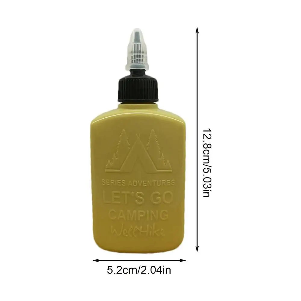 Oil Dispenser 100ML Small Camping Oil Bottle Dispenser With Twist Top Portable Leak-Proof Dispensing Bottles For Outdoor BBQ 