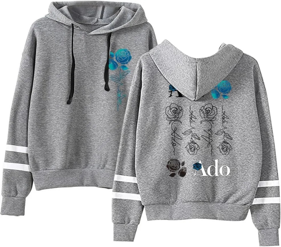 Ado Hibana World Tour merch hoodies Printed cosplay game hoodies sweatshirts unisex sweatshirt long Sleeve pullovers
