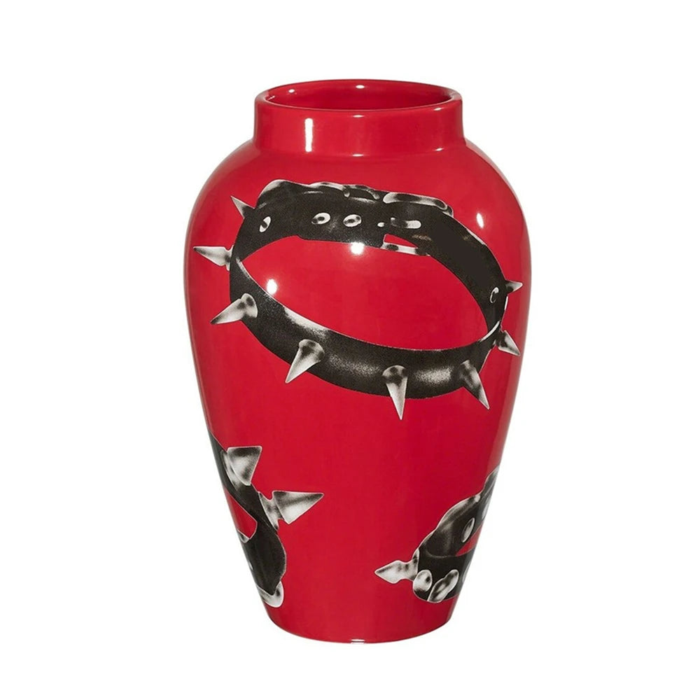 Super Vase INS Style Trendy Artist Home Decor Super Fashion Dazzling Collar Vase Home Decor Ceramic Planter