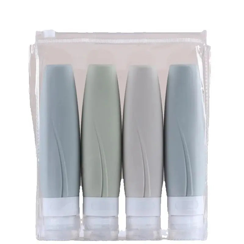 Travel Bottles for Toiletries 4 Pack Travel Size Toiletries Containers Silicone Squeeze Bottles Toiletry for Shampoo Condition