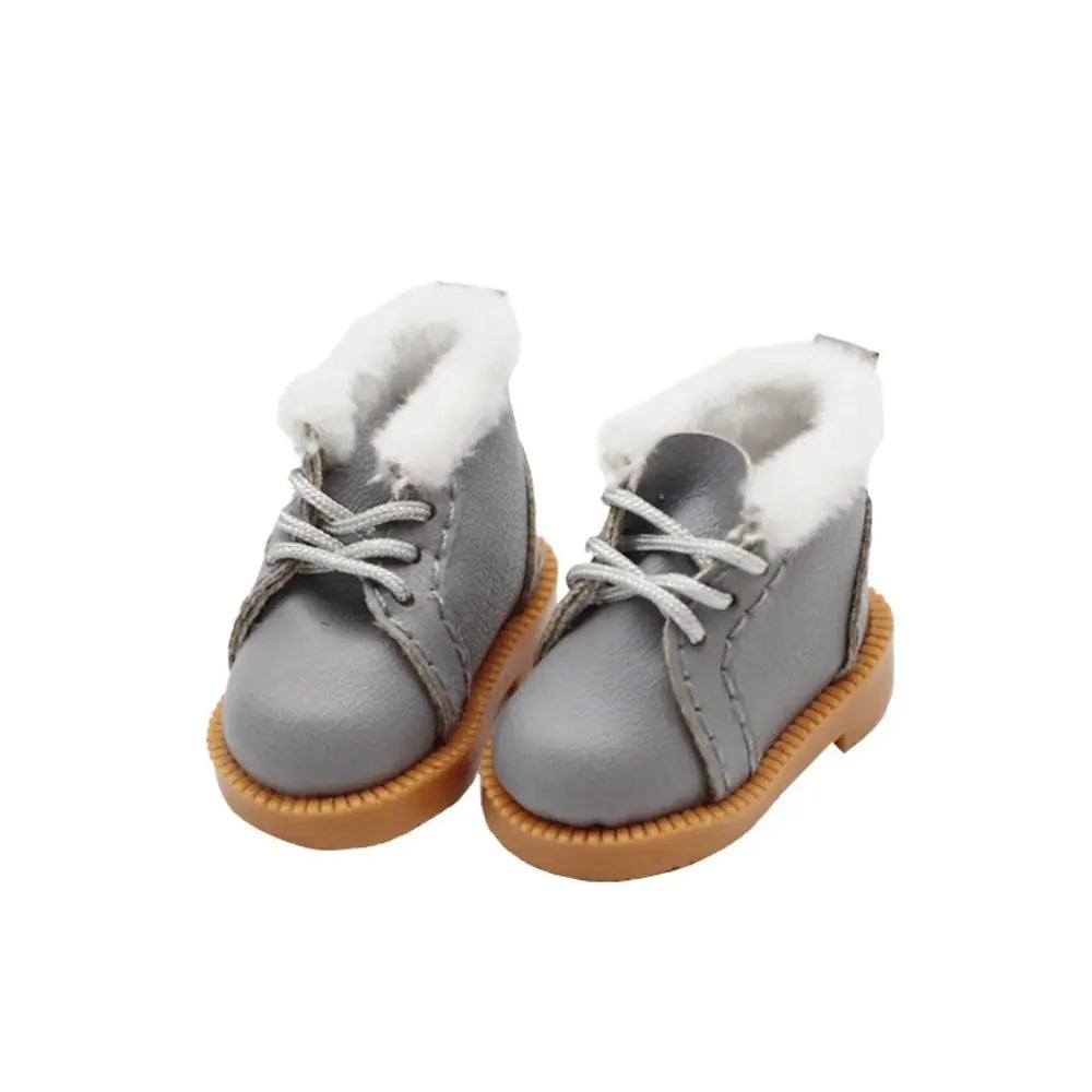 Doll Accessory Toy For 1/6 Blythes OB22 ob24 Dolls Doll Winter Boots Shoes Accessories Doll Clothes Accessories Mini Doll Shoes