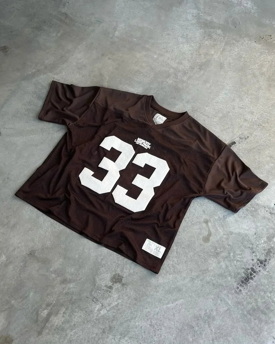 Y2K American Retro Spliced Jersey Summer Men Women Street Sportswear Gothic Digital Top Loose Mesh Breathable Sports T Shirt.