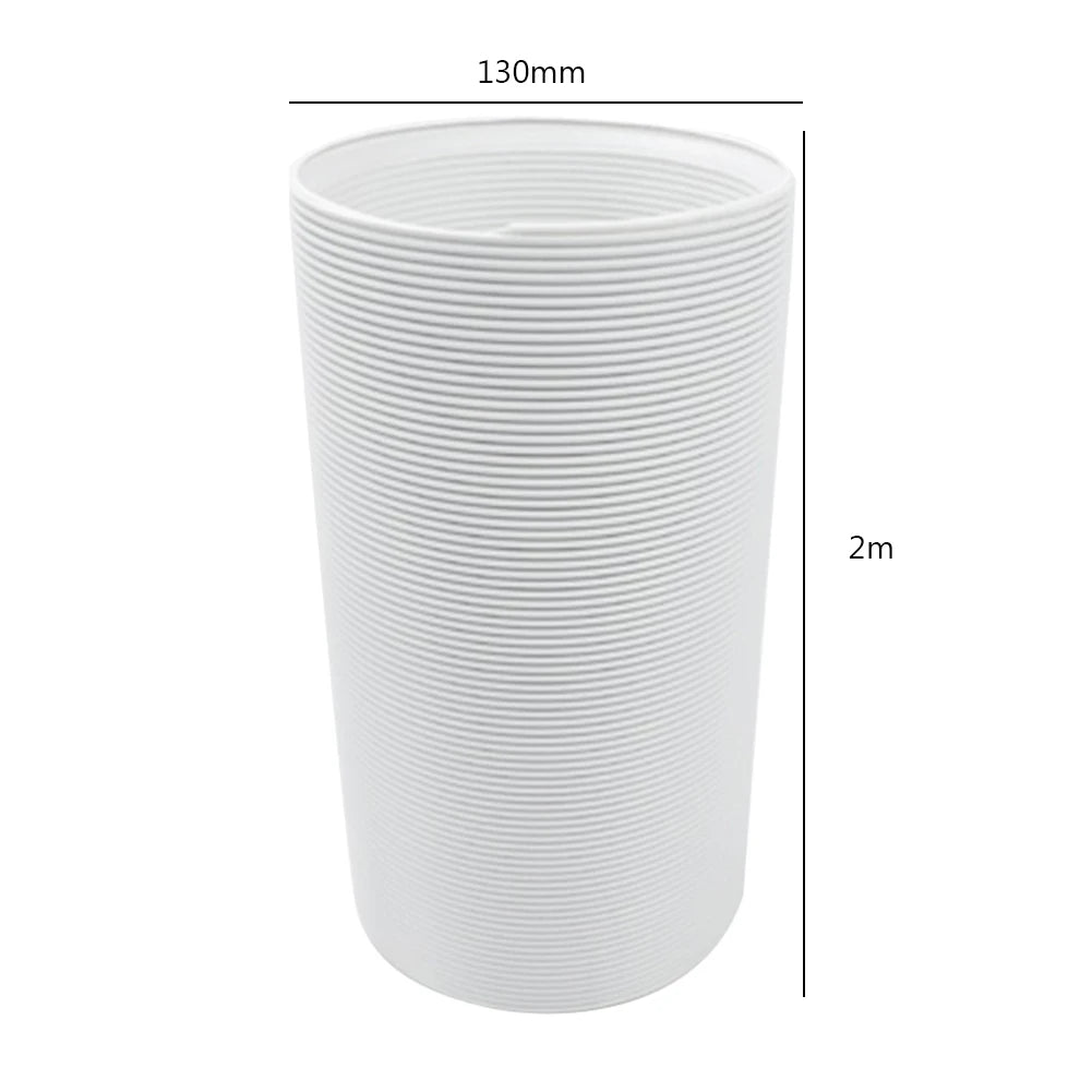 Universal Stretchable PAC Vent Duct Pipe Flexible Portable Air Conditioner Exhaust Hose 1.5m 2m Aircon Hot Air Exhaust Tube