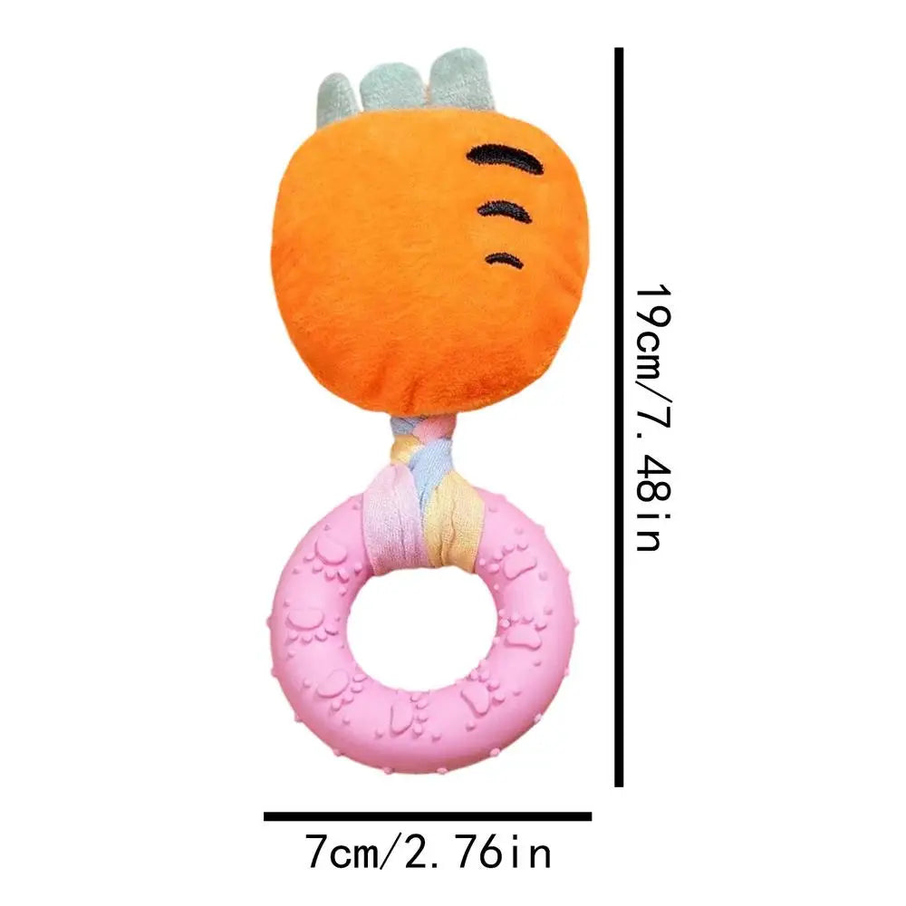Dog Toys Rubber Plush Toys Dog Biting & Teething Relief Toys Pet Products Clean Teeth Interactive Dolls Sound Bite Pets Supplie