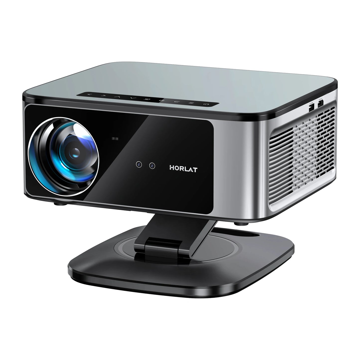 2026 HORLAT 45000 Lumens 4K Ultra HD Projector TOF Focus Android 14 WiFi 6 1080P Full HD Daylight Home Theater Movie Projector