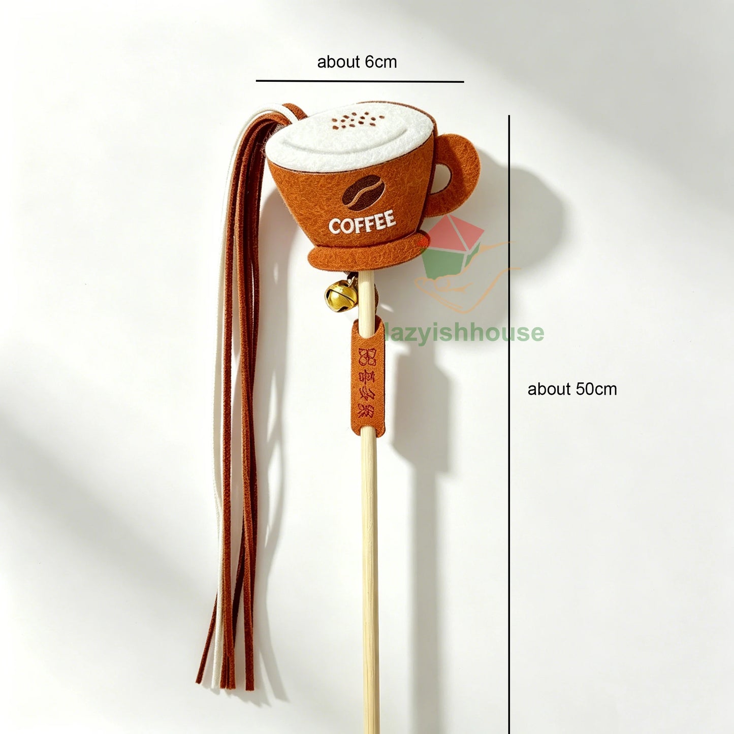 Pet Cat Toys Original New Products Cat Teasing Cat Bar Milk Tea Coffee Beer Style Long Tassel Bite Resistant Lovely Pet Toys